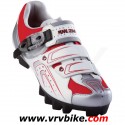 PEARL IZUMI - chaussures VTT MTB Race Dame rouge / blanc / argent taille 41 